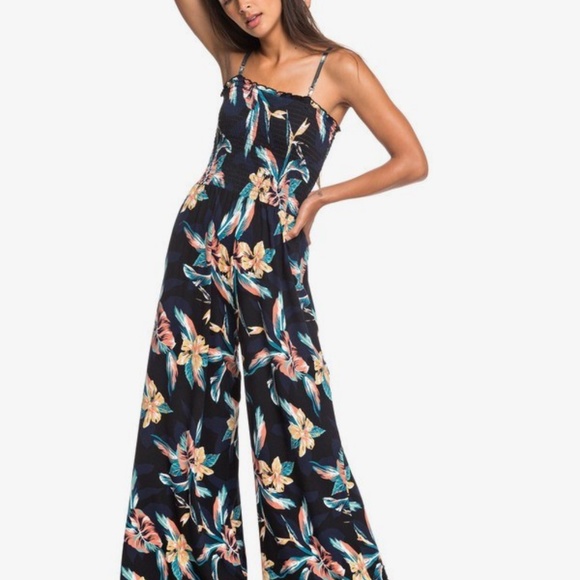 Roxy Straight To Romantic Strappy Dress Jumpsuit - Picture 2 of 8